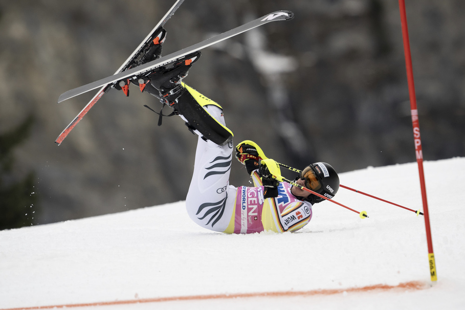 Nach einem Sturz beim Slalom in Wengen war Anton Tremmel (28) bereits im ersten Lauf ausgeschieden.