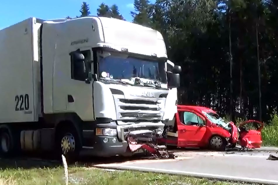 Die Unfallstelle am Dienstag.