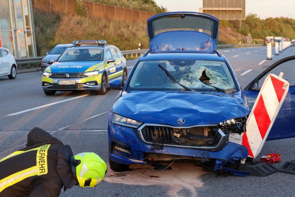 Unfall A4: Skoda kracht in A4-Baustelle: War es der Spurhalte-Assistent?