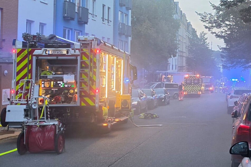Chemnitz: Unrat angezündet: Kellerbrand auf Chemnitzer Kaßberg