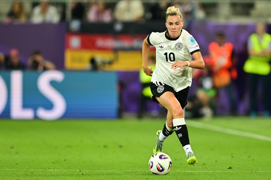 Laura Freigang steht zum ersten Mal bei dieser EM in der Startelf.