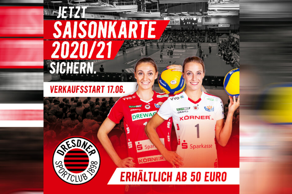 So wirbt der DSC für den Verkaufsstart der neuen Saisonkarten.
