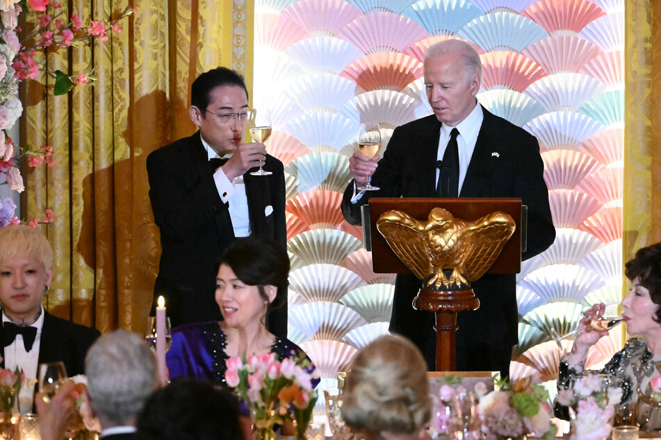 Biden hosted Japanese Prime Minister Fumio Kishida at a White House state dinner in April.