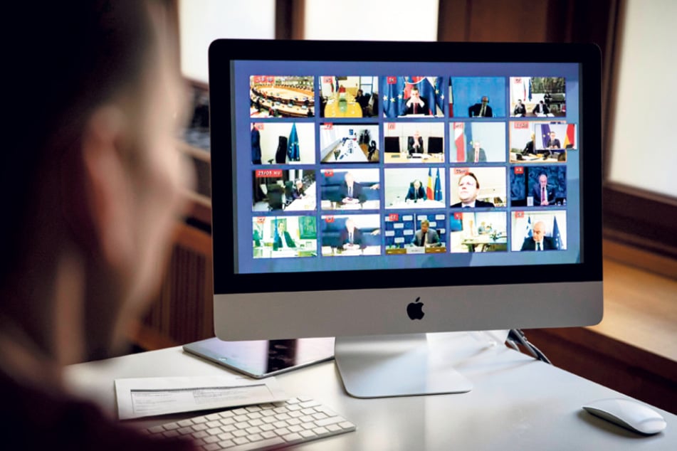 Auch im Auswärtigen Amt wird inzwischen viel per Videochat kommuniziert.