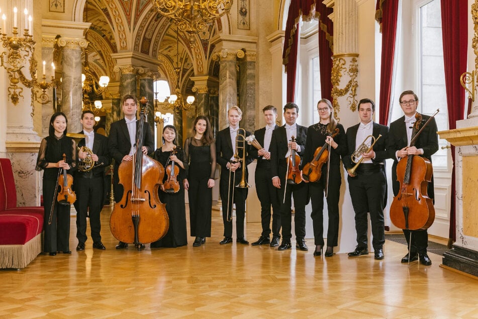 Die Akademisten der Giuseppe-Sinopoli-Akademie in der Semperoper.