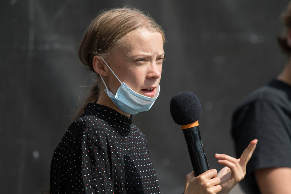 Greta Thunberg in times of coronavirus.