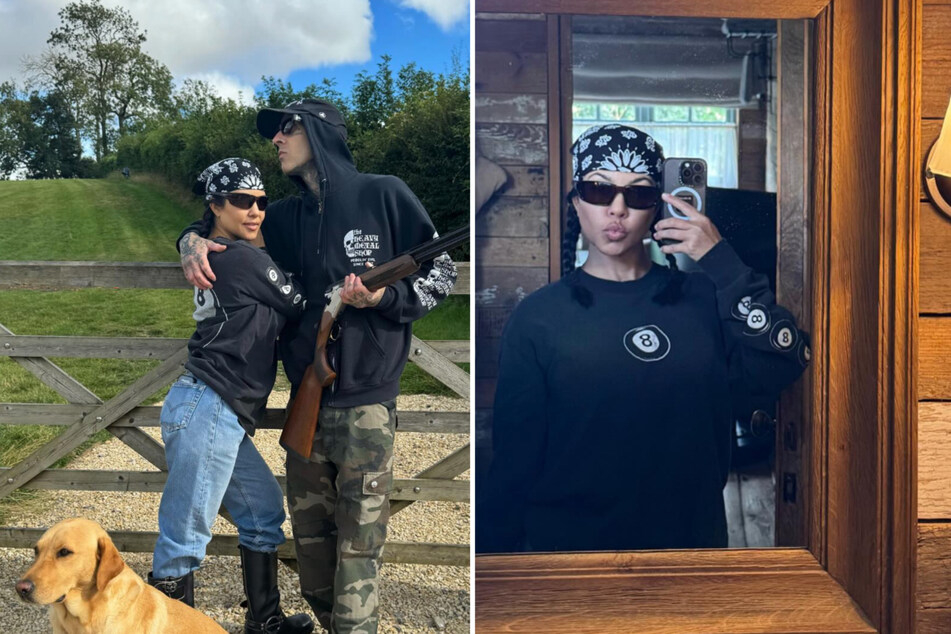 Kourtney Kardashian has a taste for the simple life, per her latest IG post, which saw her and hubby Travis Barker take up residence on a farm.