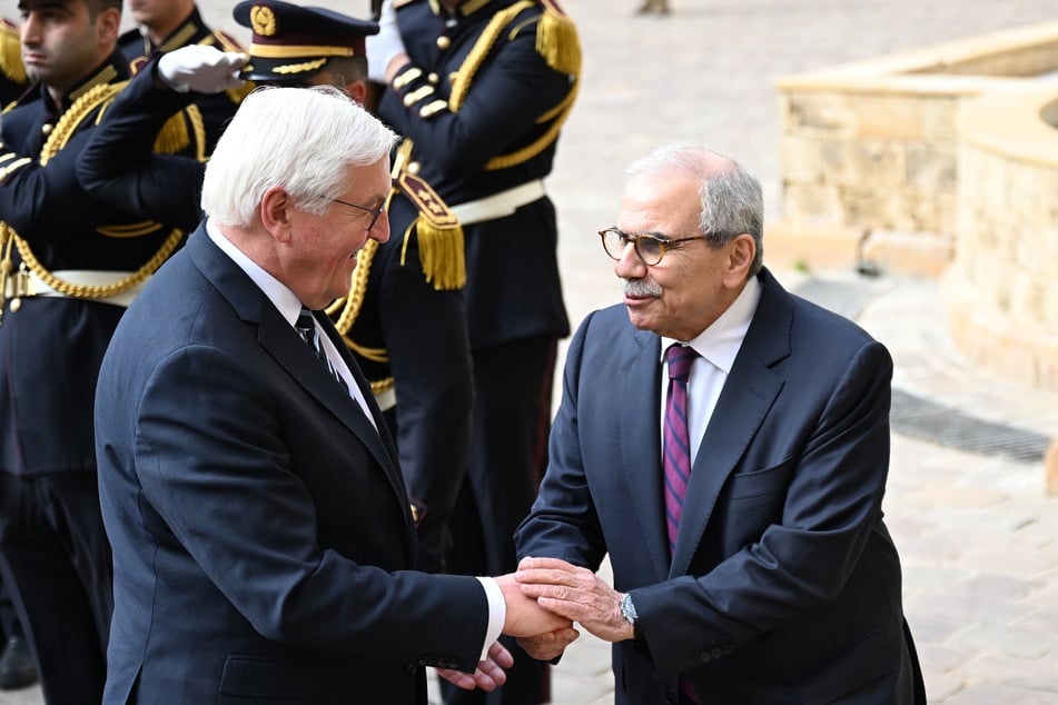 Bundespräsident Frank-Walter Steinmeier traf am Montag den libanesischen Präsidenten Joseph Aoun in Beirut.