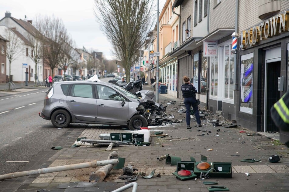 In Bergheim hat es einen schweren Unfall gegeben.