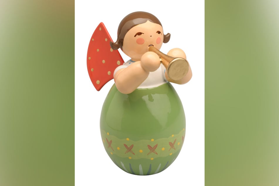 "Engel mit Flöte in grünem Ei" ist die Wiederauflage eines Klassikers von Wendt &amp; Kühn.