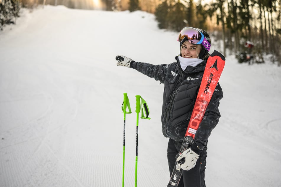Auf der Suche nach Ski-Talenten und Nachwuchs: Paula Mühl ist die Cheftrainerin vom Einsiedler Skiverein.