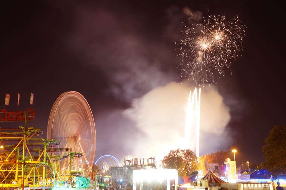 Das große Abschlussfeuerwerk durfte nicht fehlen.