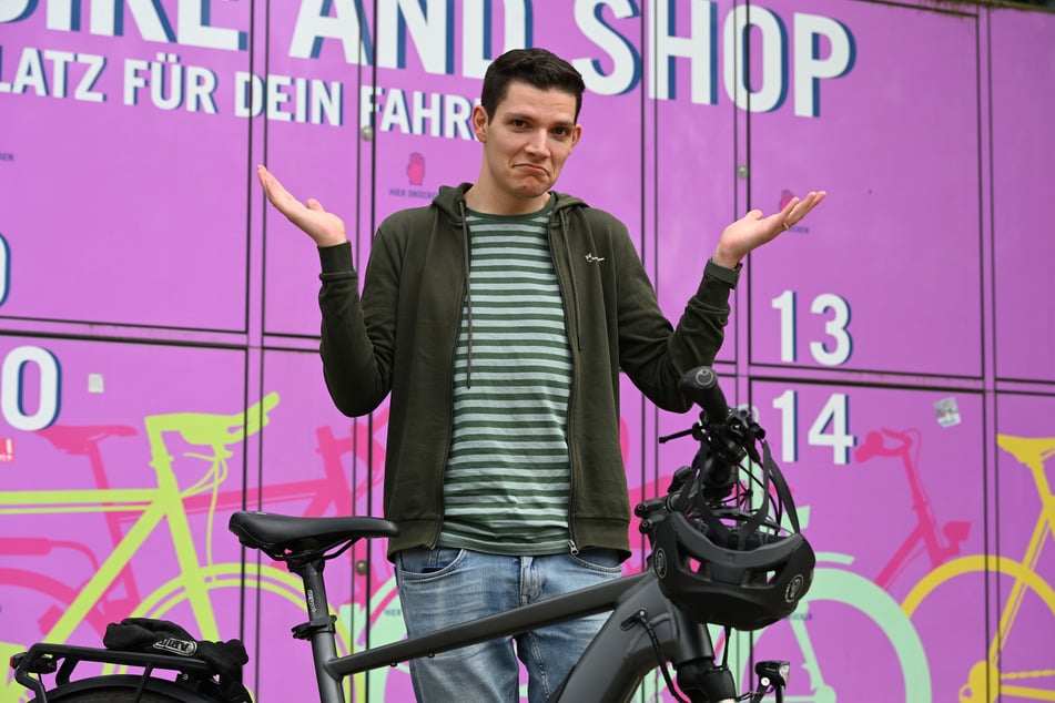 Auch für Jospeh Israel (25, Grüne) ist unklar, wie oft die Fahrradboxen in den ersten Monaten genutzt wurden.