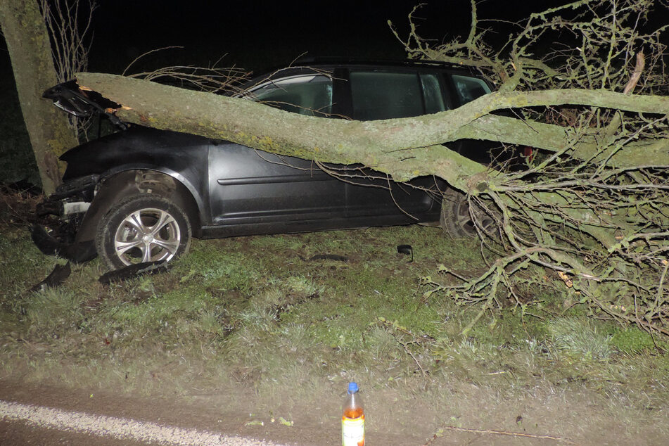 Schwerer Unfall in Ummendorf: Angetrunkener fährt Baum um