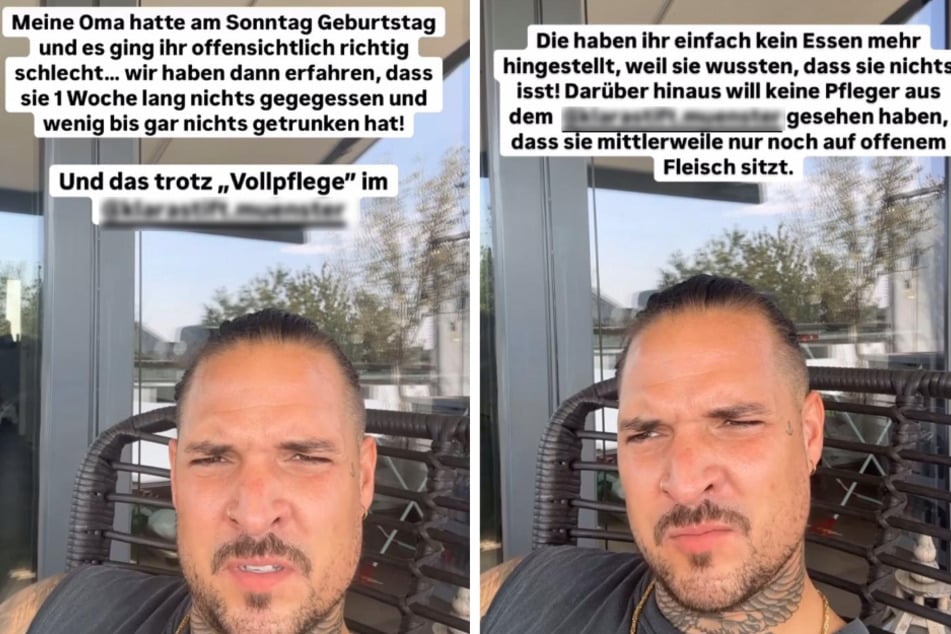 Zico Banach (33) erhob bei Instagram schwere Vorwürfe gegen das Personal eines Pflegeheims, in dem die Oma des TV-Darstellers lebt.