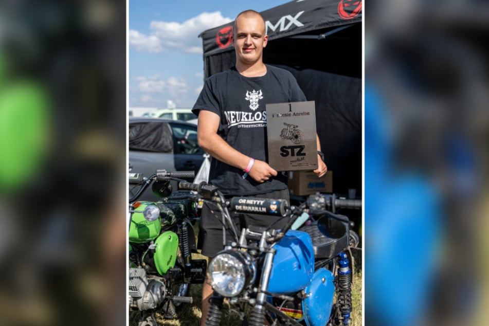 Moritz Hantsch (21) kam aus Neukloster in Mecklenburg-Vorpommern zum Treffen.