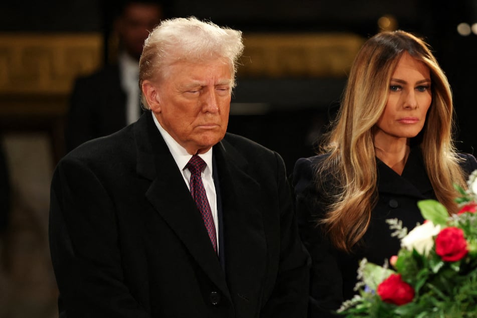 Donald and Melania Trump pay respects to Jimmy Carter ahead of state funeral