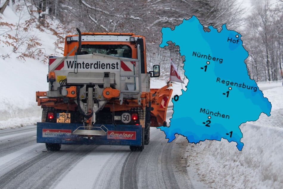 Bis zu 50 Zentimeter Neuschnee in Bayern! Frost und Glätte kommen