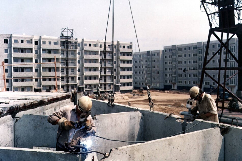 Ab Mitte der 1970er Jahren wird Dresdens zweitgrößtes Neubauviertel - Prohlis - gebaut.