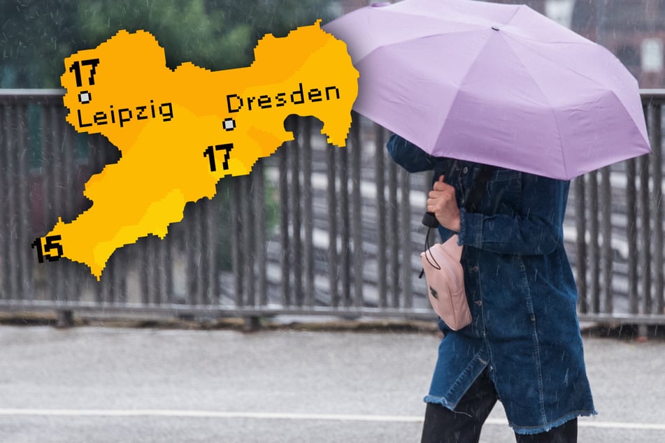 Windig-nasses Wochenende für Sachsen erwartet