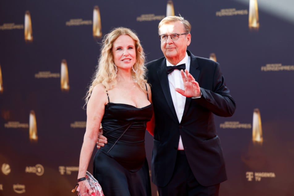 Katja Burkard und Hans Mahr gaben sich nach fast 30 Jahren Beziehung im Vorjahr das Jawort.