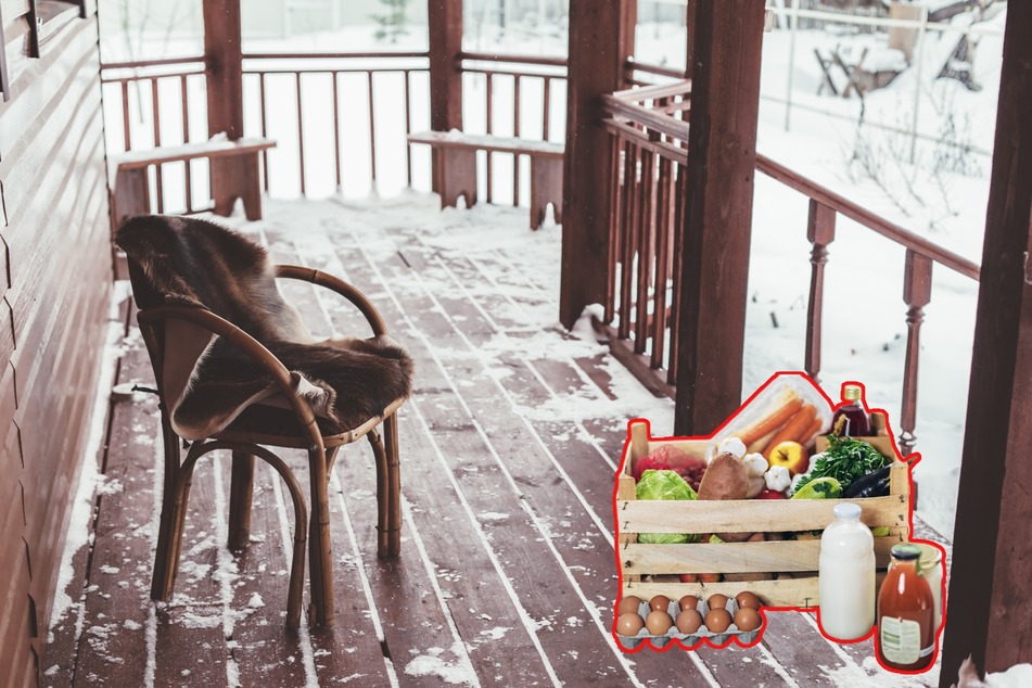Kann man Lebensmittel im Winter draußen lagern? So nutzt Du den Balkon als Kühlschrank.
