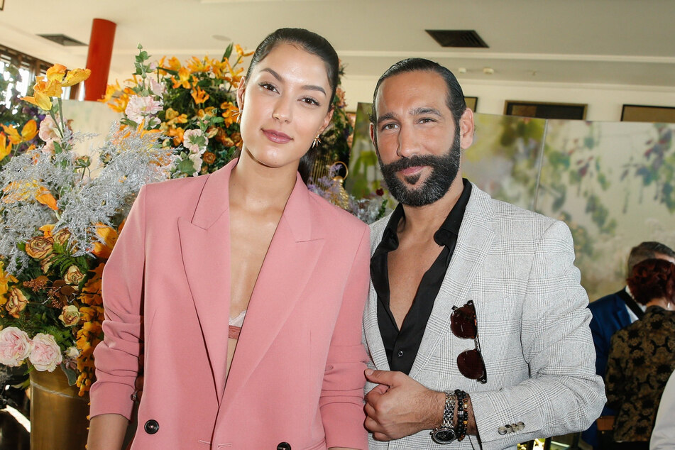 Moderatorin Rebecca Mir (29) zusammen mit Ehemann Massimo Sinató (40).