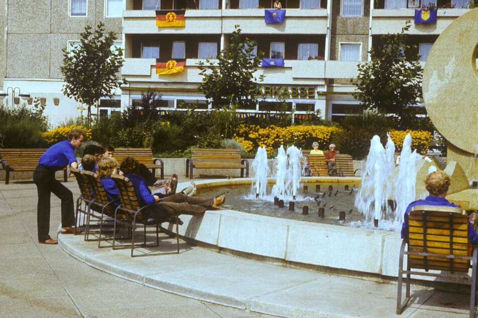Anfang der 80er-Jahre waren die Brunnen beliebt, nicht nur zu "Pioniertreffen".