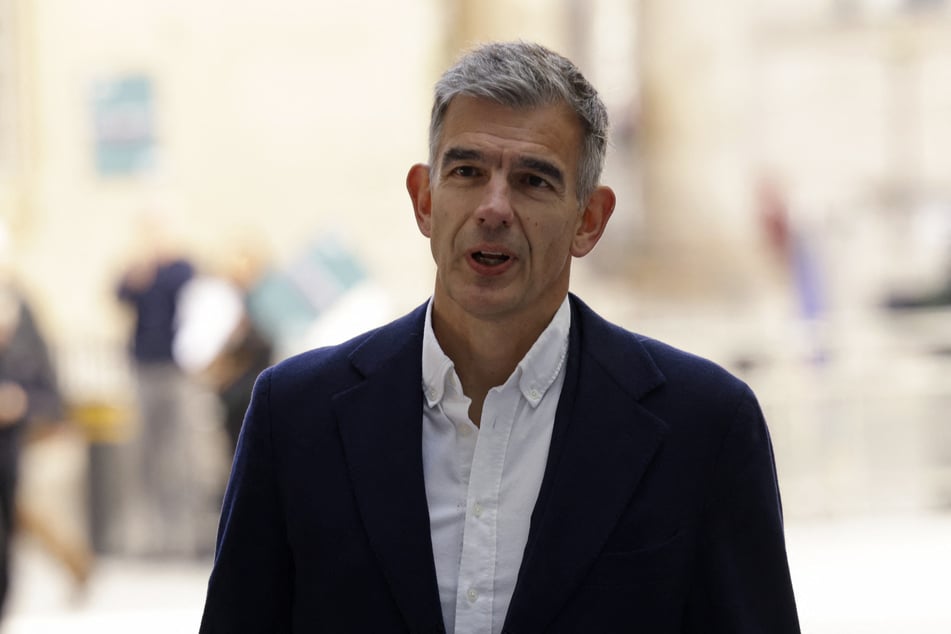 New BBC director general Matt Brittin arrives at Broadcasting House in central London on Monday to begin the first day in his new role.