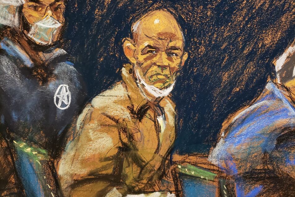 A courtroom artist's representation of Michael Avenatti, who was sentenced to four years in prison.
