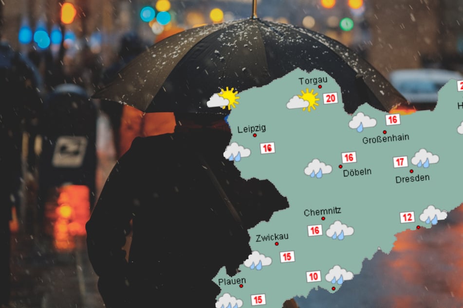 Regenschirme auf! Das Wochenende in Sachsen wird kühl und nass