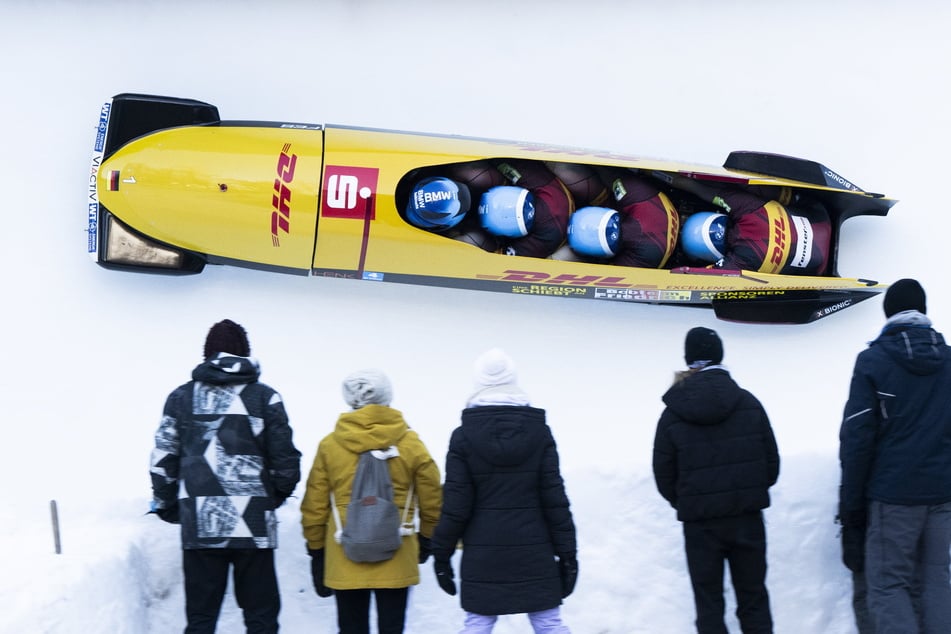 Francesco Friedrich (34) steuerte seinen Vierer am besten durch den Natureiskanal in St. Moritz.