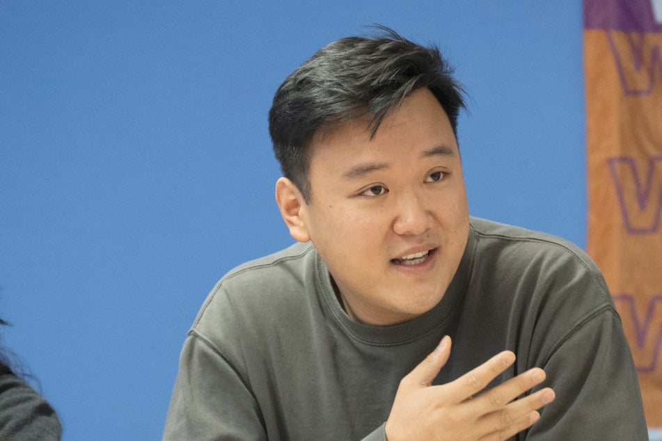 Nam Duy Nguyen (29) war am Rande des AfD-Parteitags als Parlamentarischer Beobachter im Einsatz.