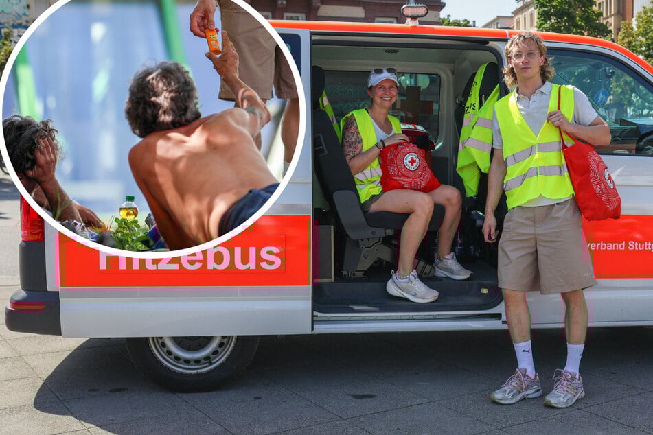 Stuttgart: Hilfe vom Hitzebus in Stuttgart: Für Wasser reicht das Geld nicht