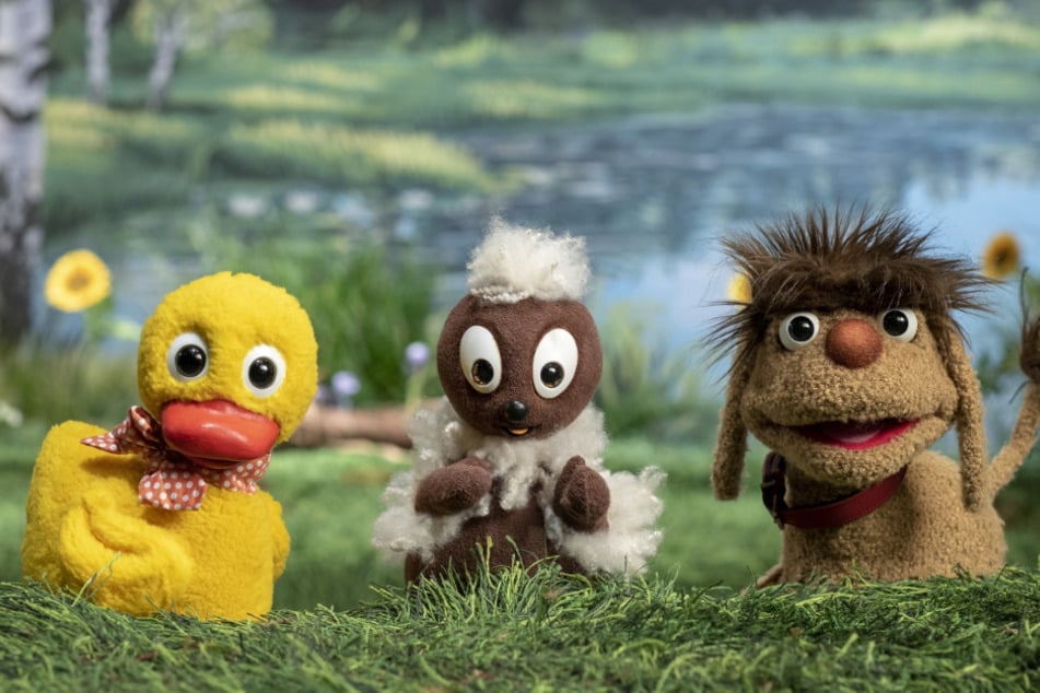 Pittiplatsch und seine Freunde kommen nach Marienberg.