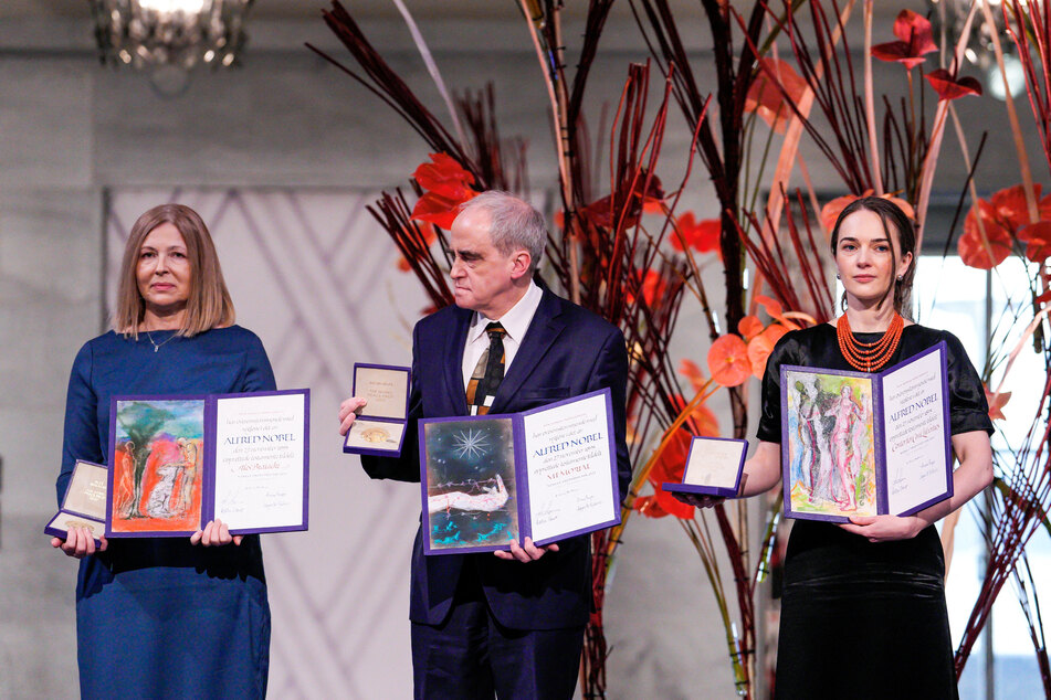 Nobel Peace Prize awarded to human rights activists from Russia, Ukraine, and Belarus