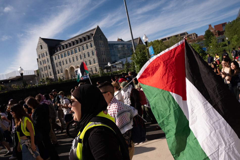 The Trump administration has threatened students protesting in solidarity with Palestine with arrests and deportations.