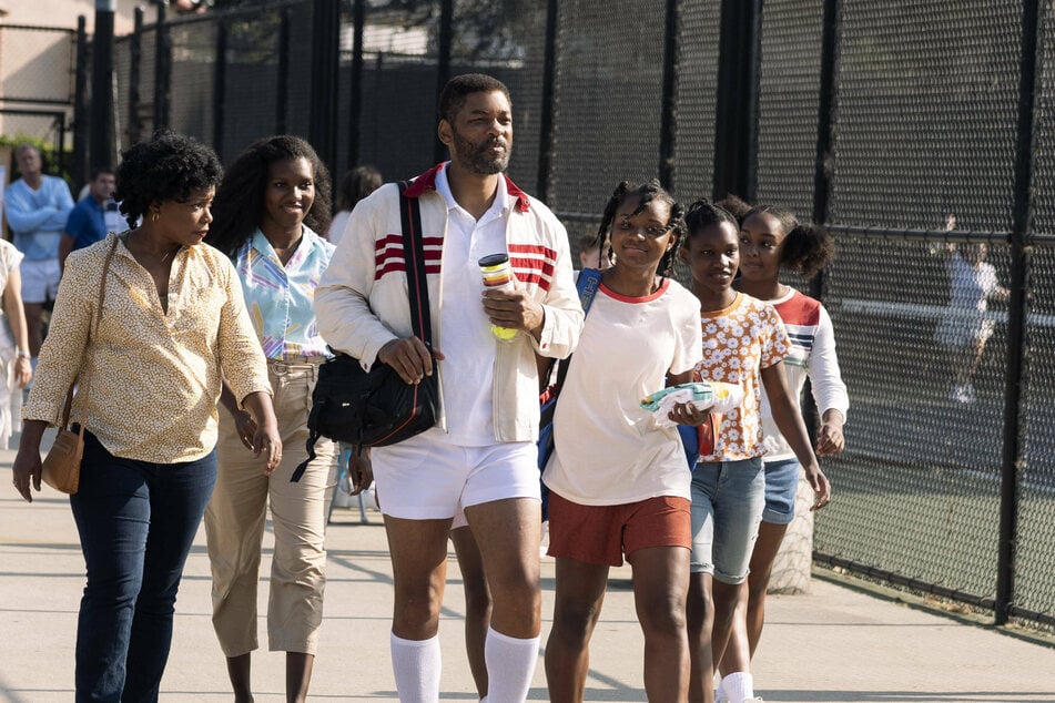 Will Smith plays Serena and Venus Williams' father in King Richard.
