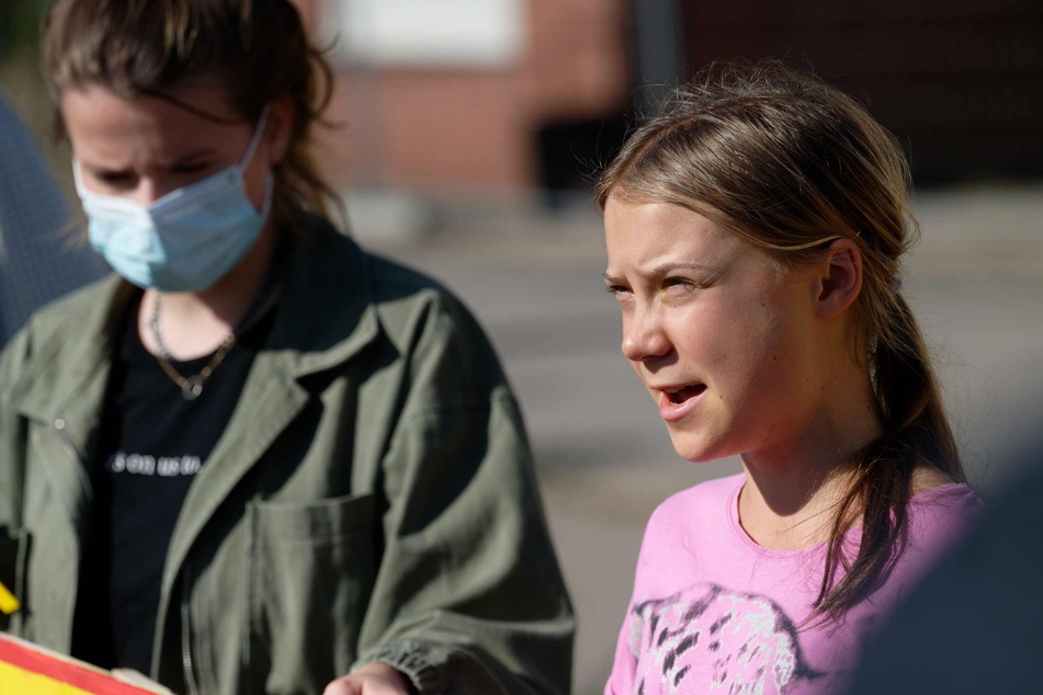 Greta Thunberg: "Ort voller Traurigkeit": Klima-Aktivistin Greta Thunberg besucht Tagebau Garzweiler