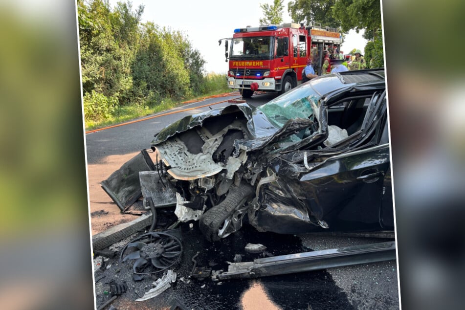 Das Auto des Fahranfängers (18) wurde bei dem Unfall in Alsdorf völlig zerstört.