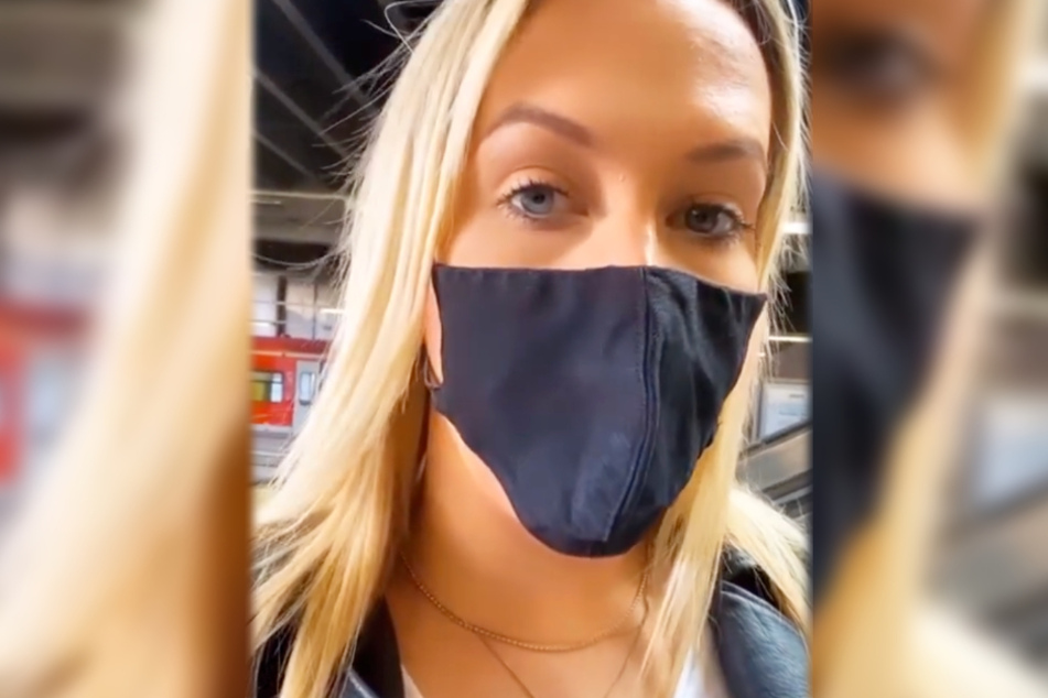 Die 26-Jährige fuhr am Dienstag mit der Bahn zu ihrer Mutter.