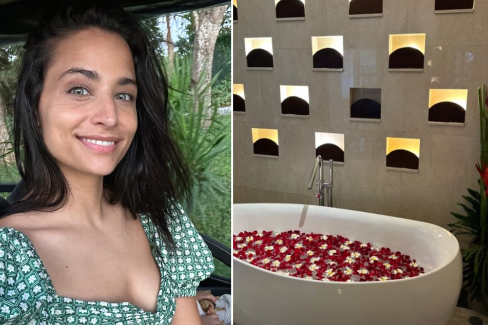 Amira Pocher (30) lässt es sich auf Bali gutgehen.