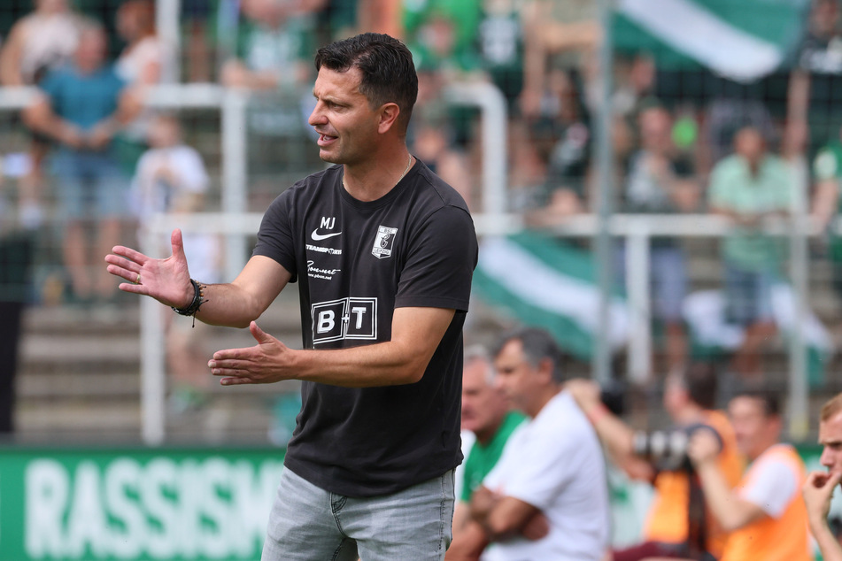 Chemie-Coach Miroslav Jagatic (47) hat an diesem Wochenende schon einige gute Sachen gesehen.