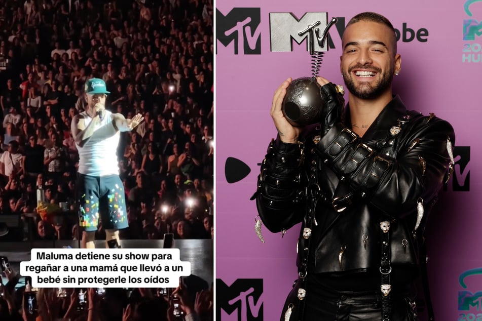 Maluma (31) unterbrach seine "+Pretty +Dirty World Tour", um eine Mutter auf ihr Fehlverhalten hinzuweisen.