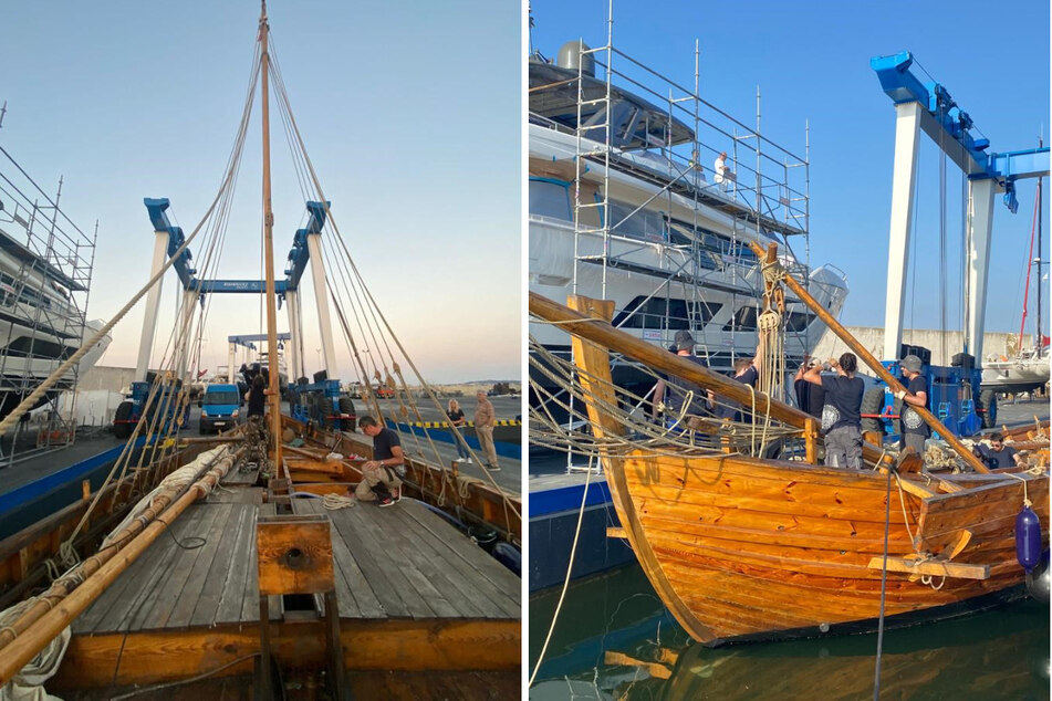 Wie vor 2000 Jahren: Nachgebautes Römerschiff "Bissula" kann in See stechen