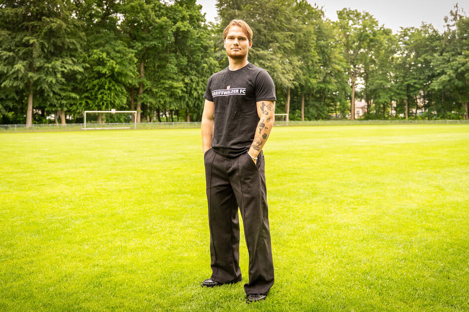 Janis Juckel kickt künftig beim Greifswalder FC.