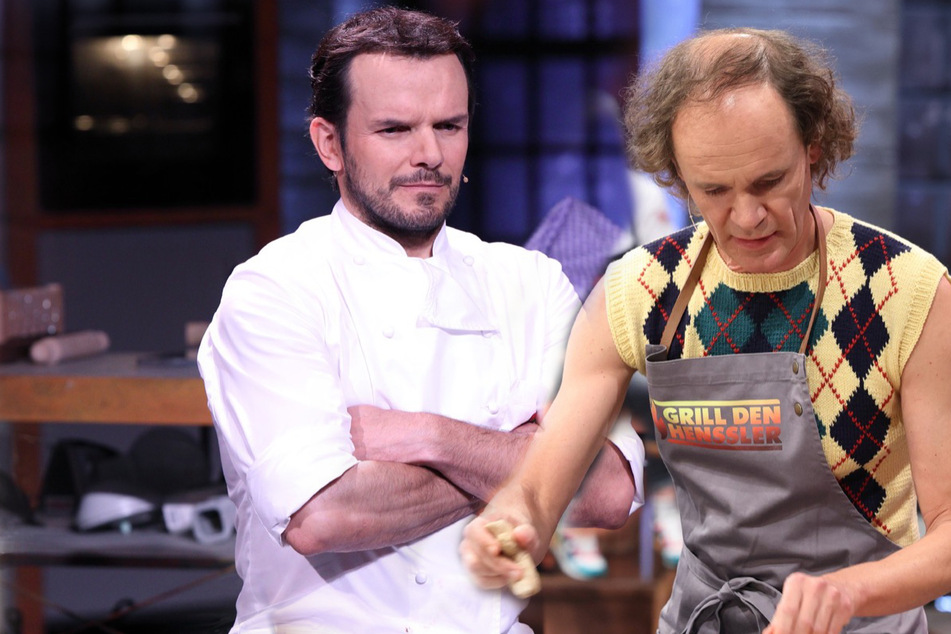 Grill den Henssler: Profikoch muss im Pullunder von Olaf Schubert kochen!