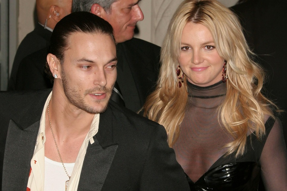 Kevin Federline (l) and Britney Spears in February 2006.