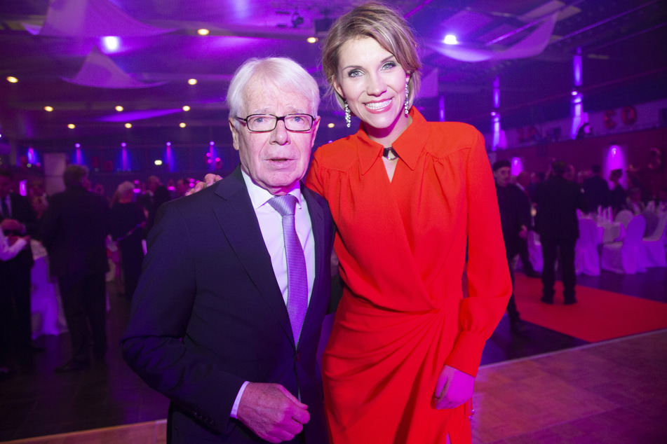 Reinhard Rauball (73), Präsident von Borussia Dortmund und Anna-Maria Zimmermann (31). (Archivbild)