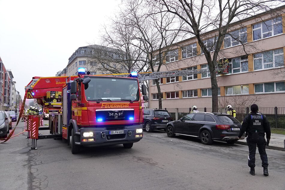 Am überlasteten Schul-Standort an der Pfotenhauer Straße in der Johannstadt musste in der Vergangenheit wegen Zündeleien wiederholt die Feuerwehr anrücken.